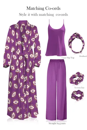 Purple Evil Eye Print Luxury Gift Set