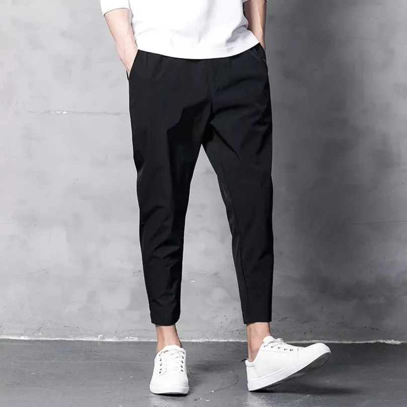 Riolio Spring Jogger Cargo Trousers for Men's Elastic Jogging Pants Ankle Oversize Male Streetwear Harajuku Korean Clothing Streetwear