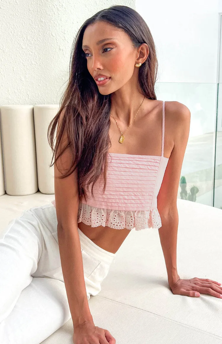 Sandi Pink Crop Top