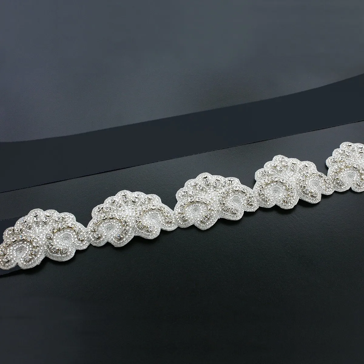 Scalloped Bridal Sash