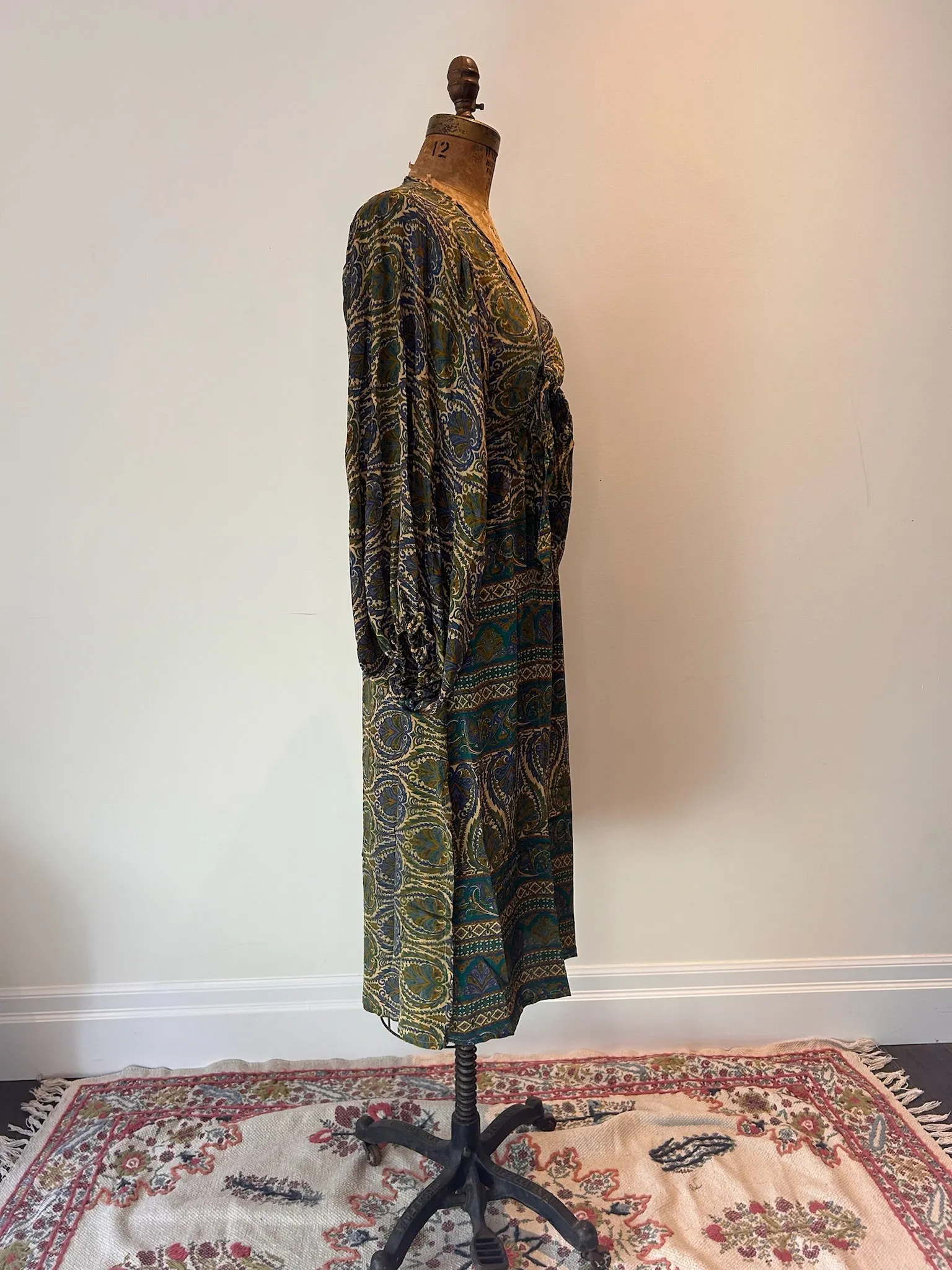 Serendipity Tie Dress - Peacock