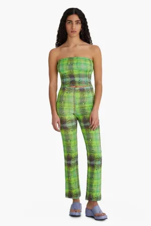 Shiny Green Jungle Pant