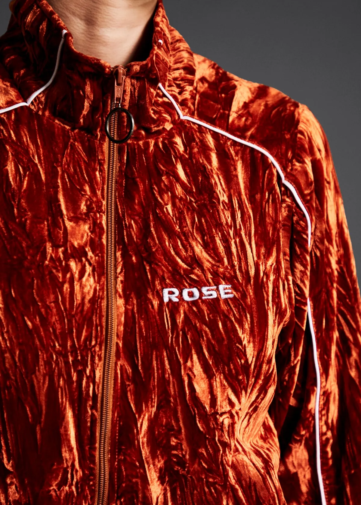 SHRUNKEN TRACK JACKET in ORANGE