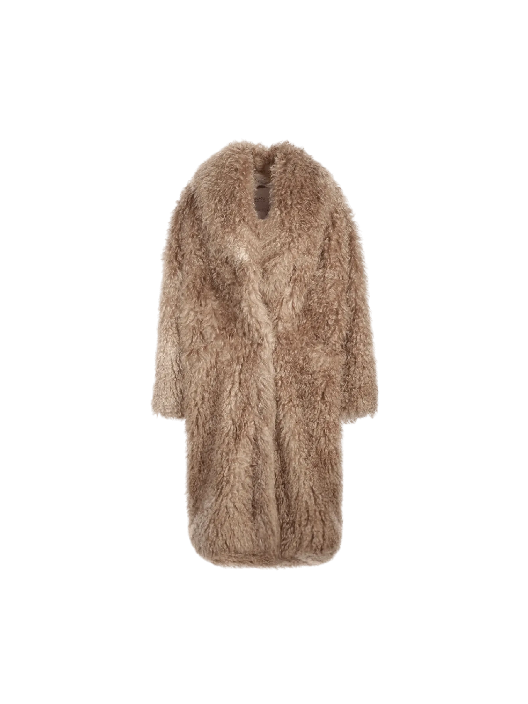 Single-Breasted Mohair Coat