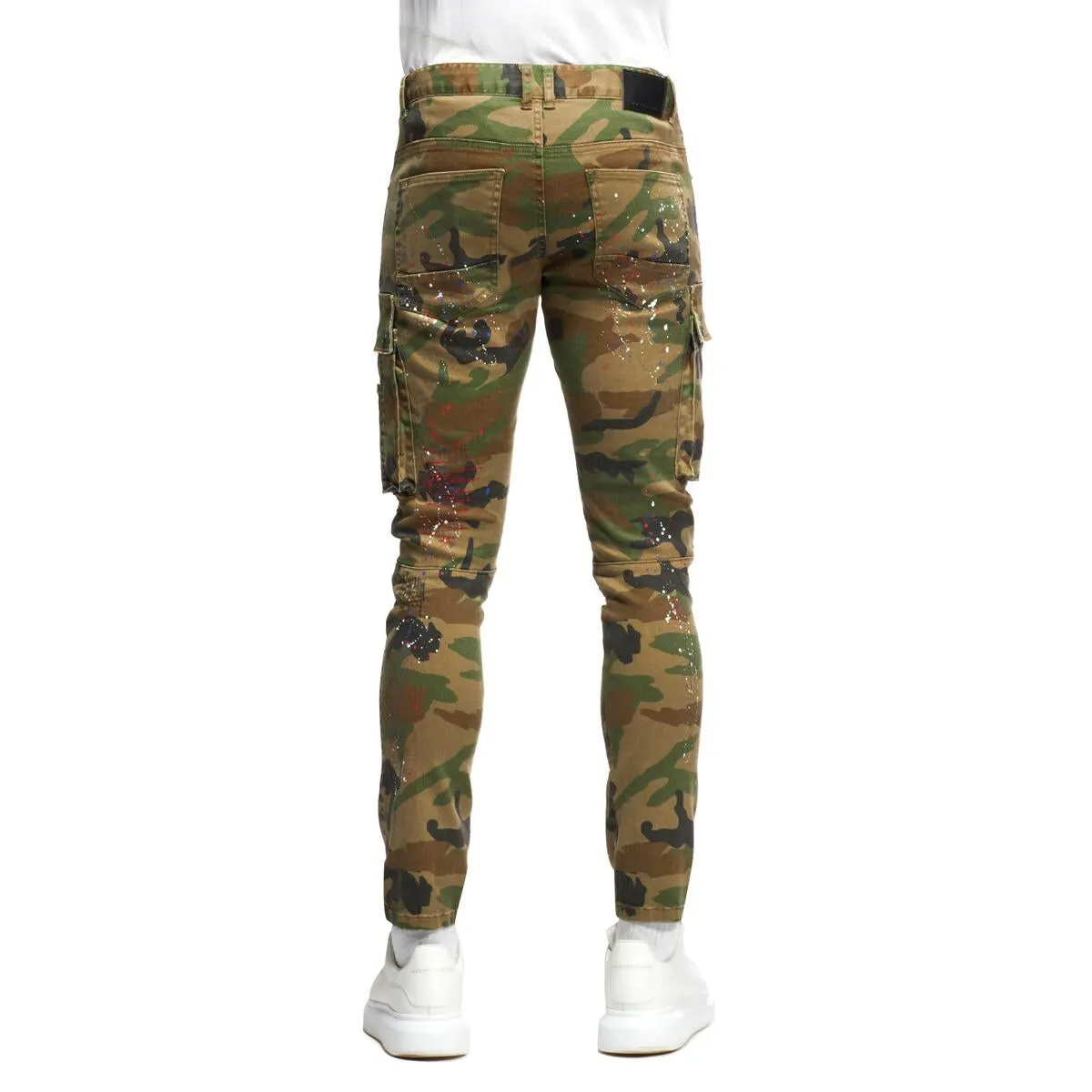 Smoke Rise SMOKE RISE RIP & REPAIR CARGO PANTS (Wood Camo)