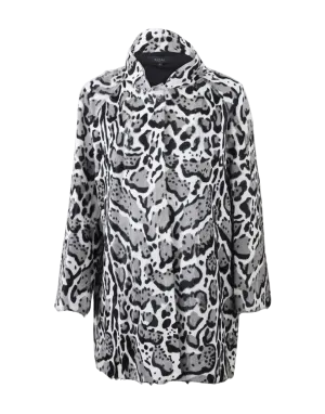 Snow Leopard Fur Coat