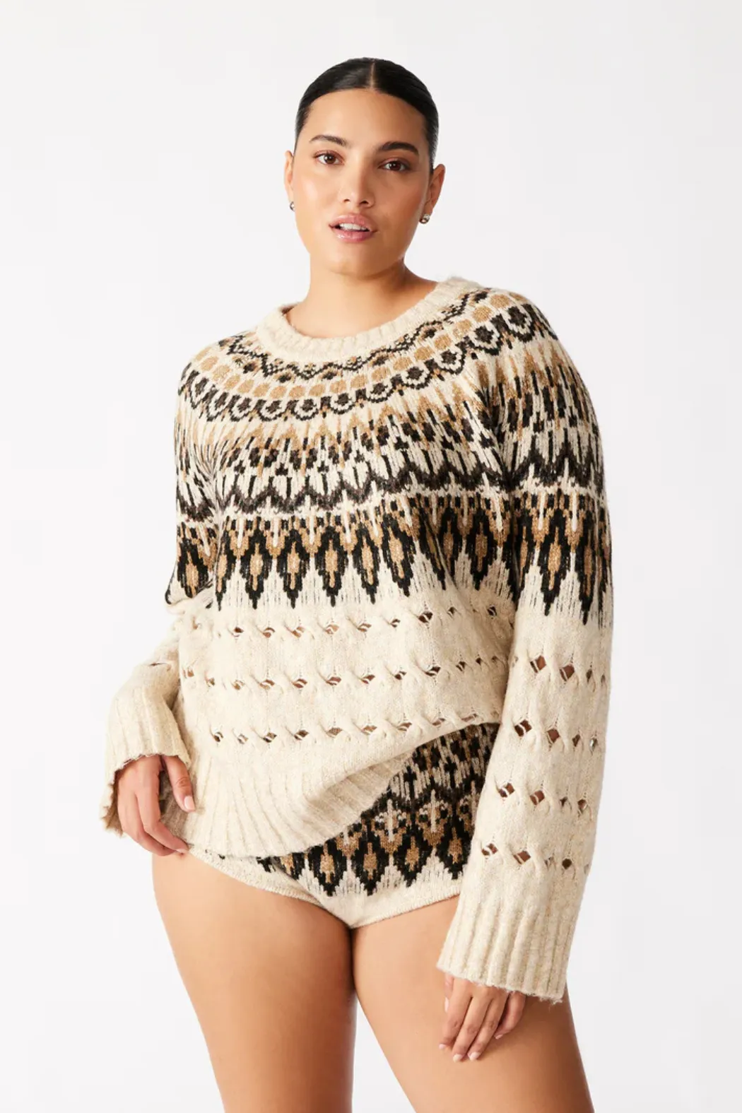 Steve Madden Suzette Sweater - Black Multi