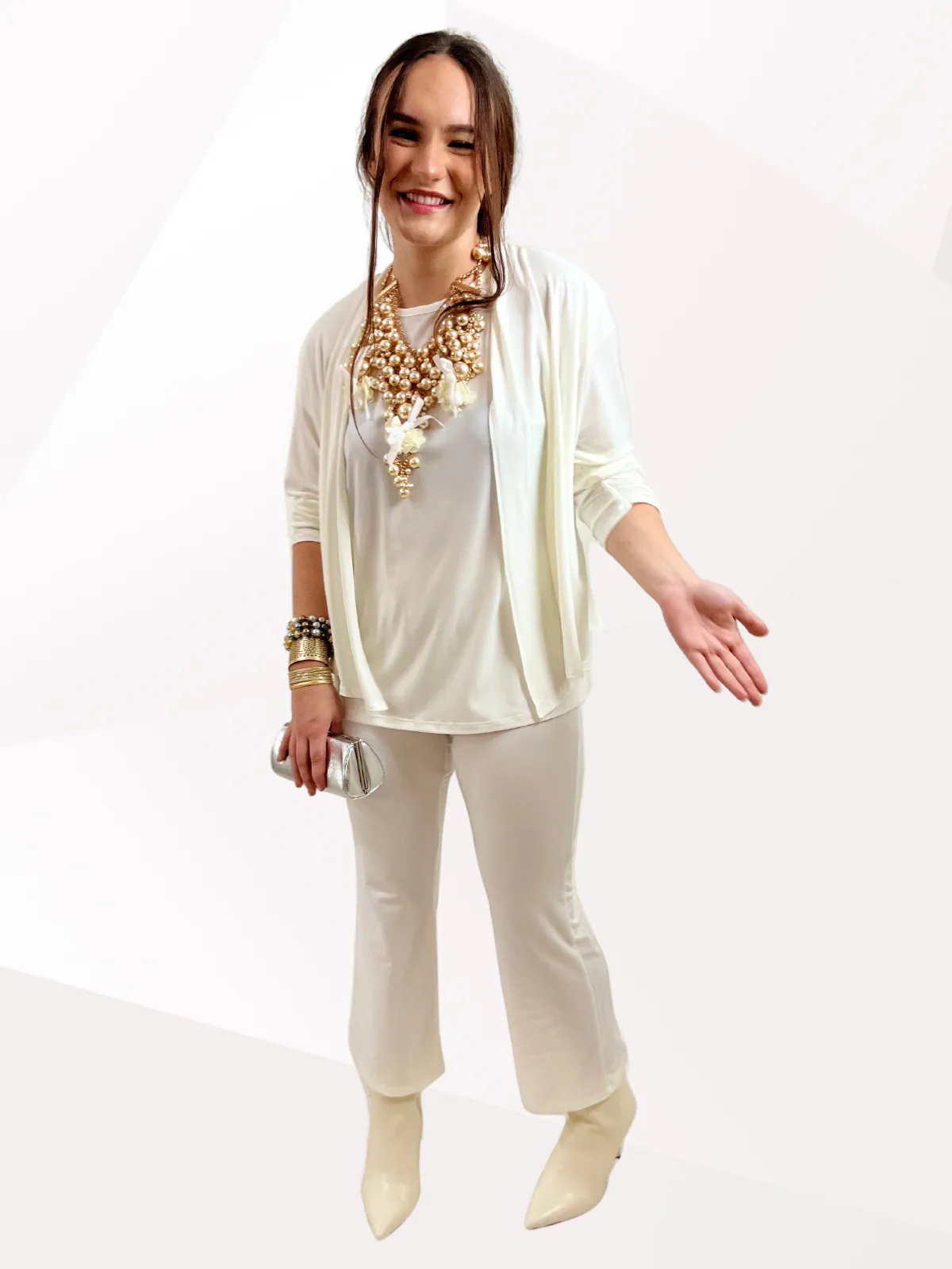 Straight Leg Pant · Ivory