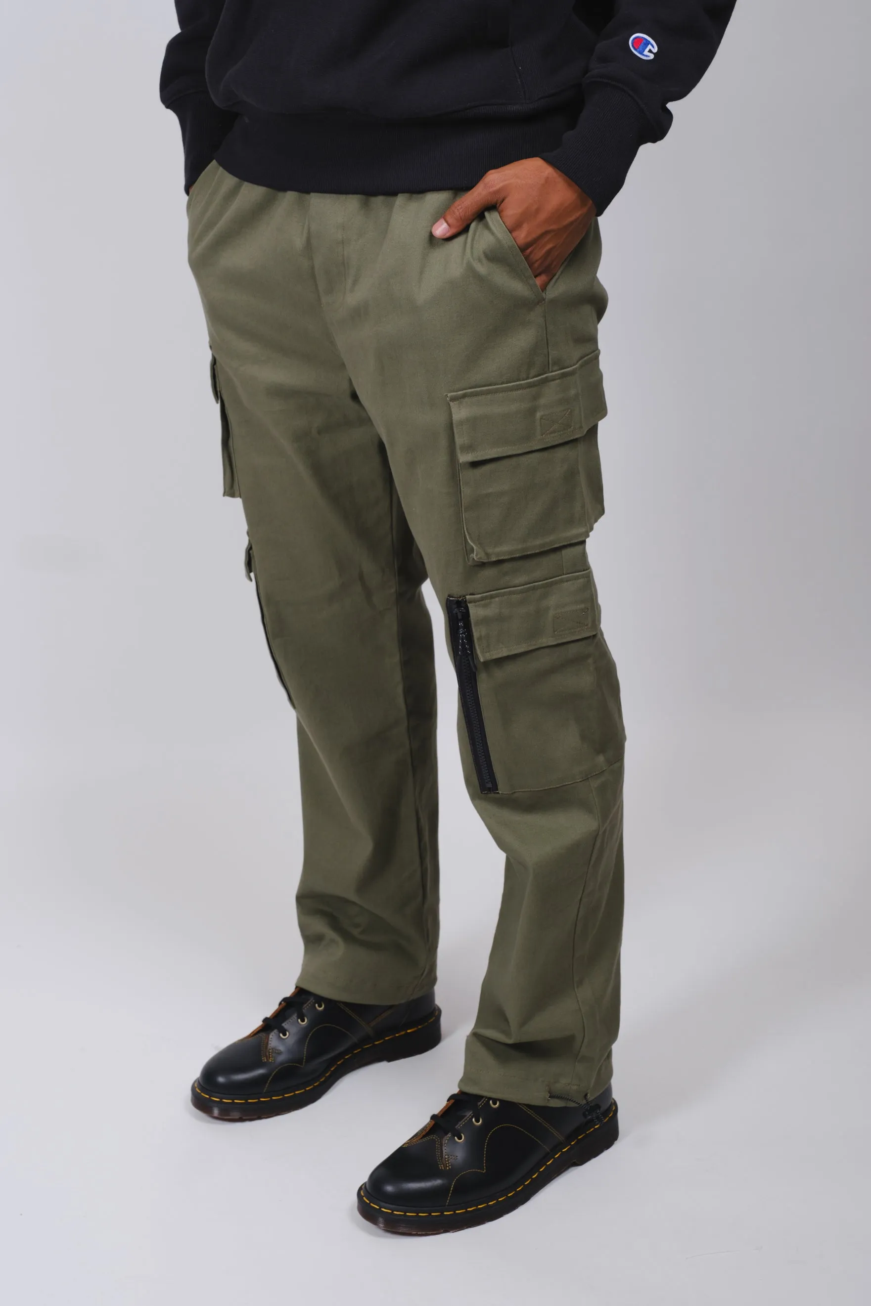 Stretch Twill Utility Cargo Pant