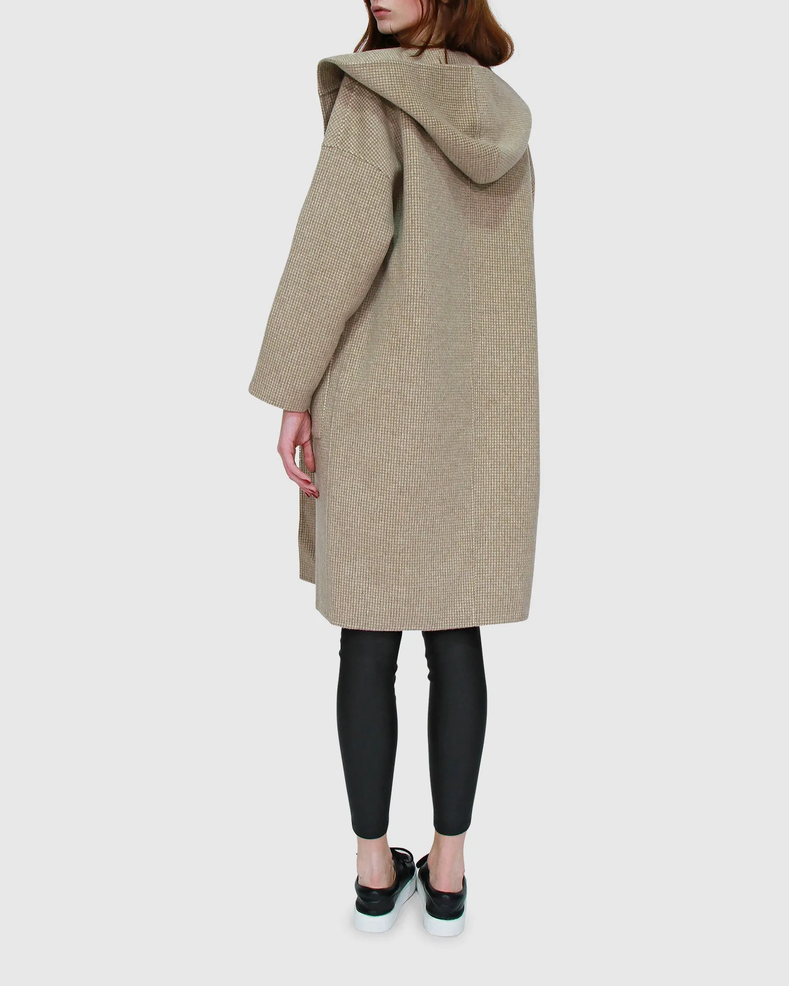 Sunday Morning Hooded Coat - Beige