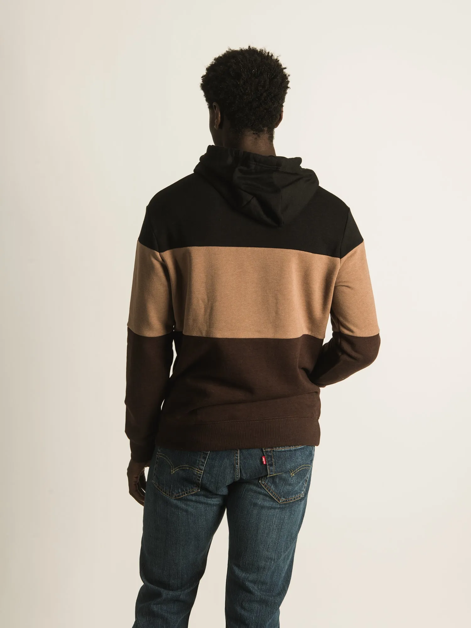 TENTREE BLOCKED EMBROIDERED REYNARD PULLOVER HOODIE  - CLEARANCE