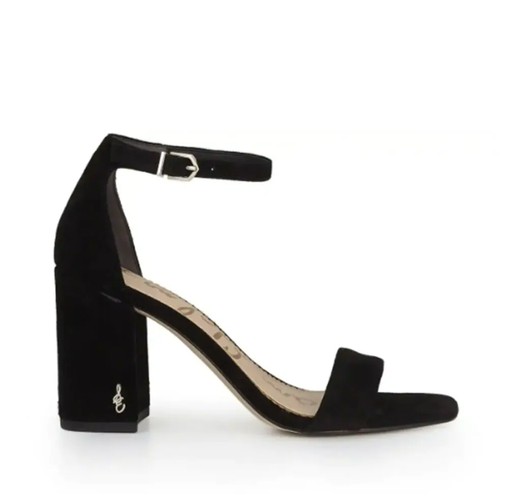 The Block Heel Dress Sandal in Black