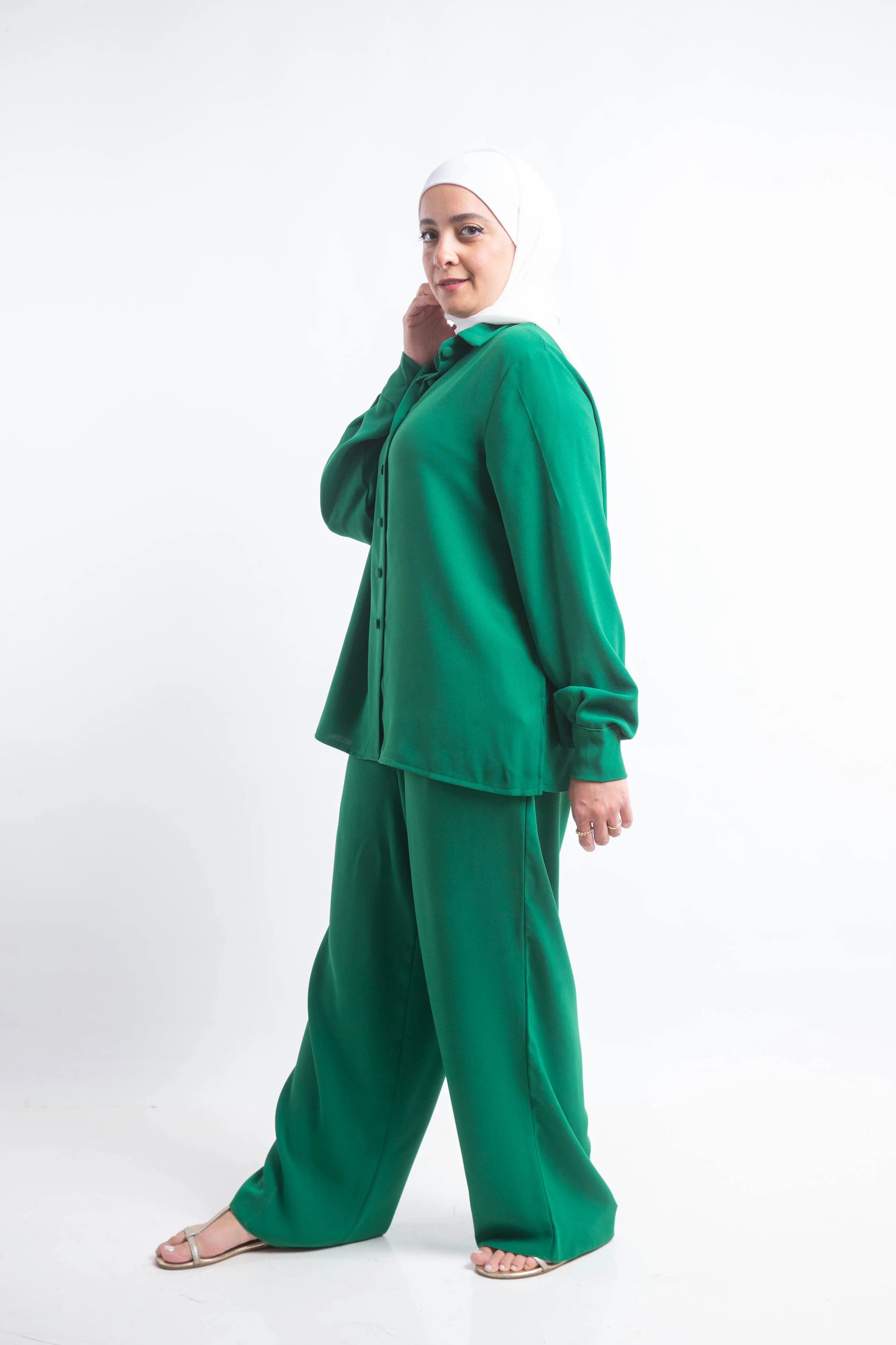 The Palette Crepe Set - Green