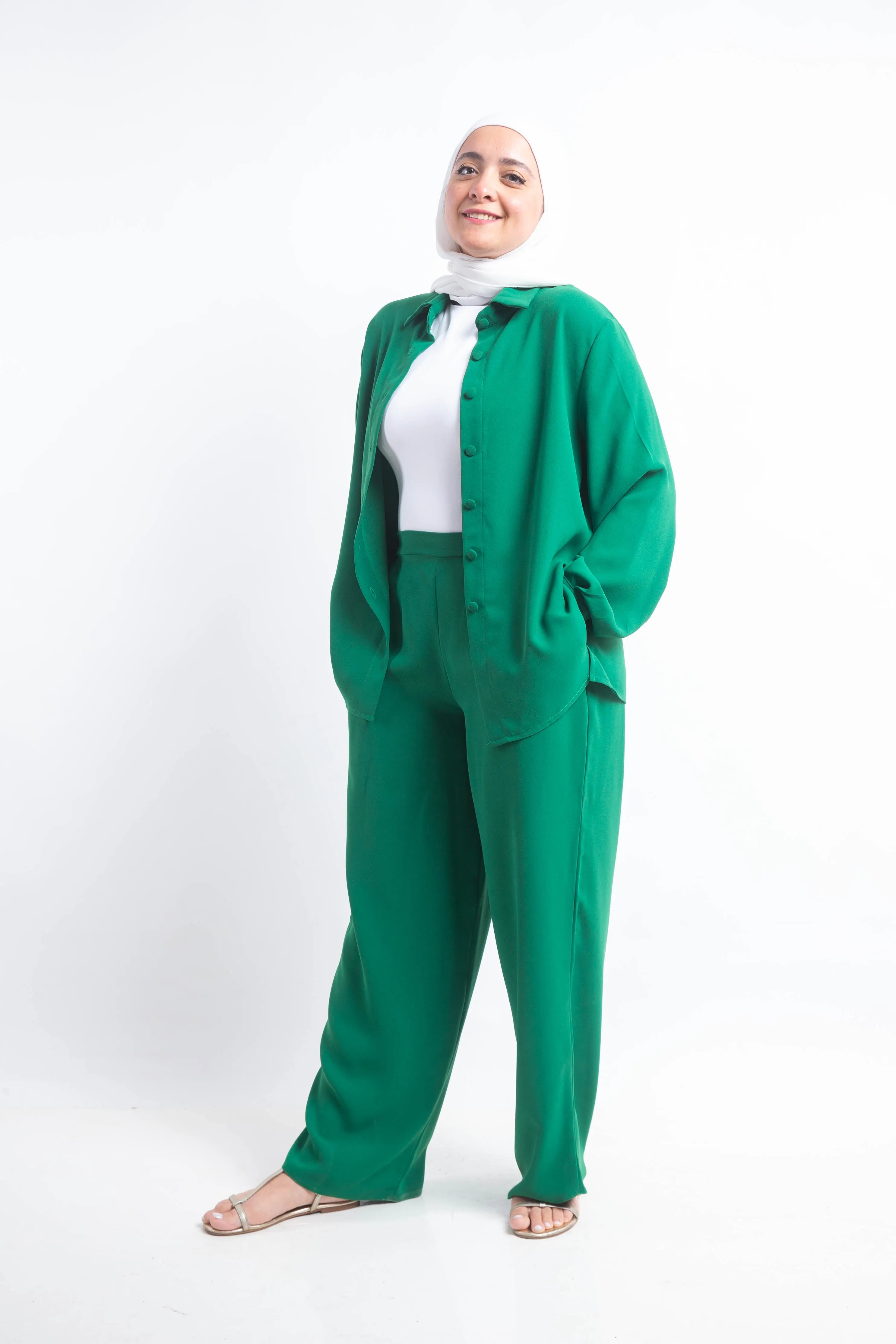 The Palette Crepe Set - Green