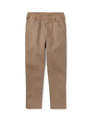 Timeless Stretch Twill Pants, Cappuccino