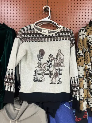 Vintage Cowgirl Sweater