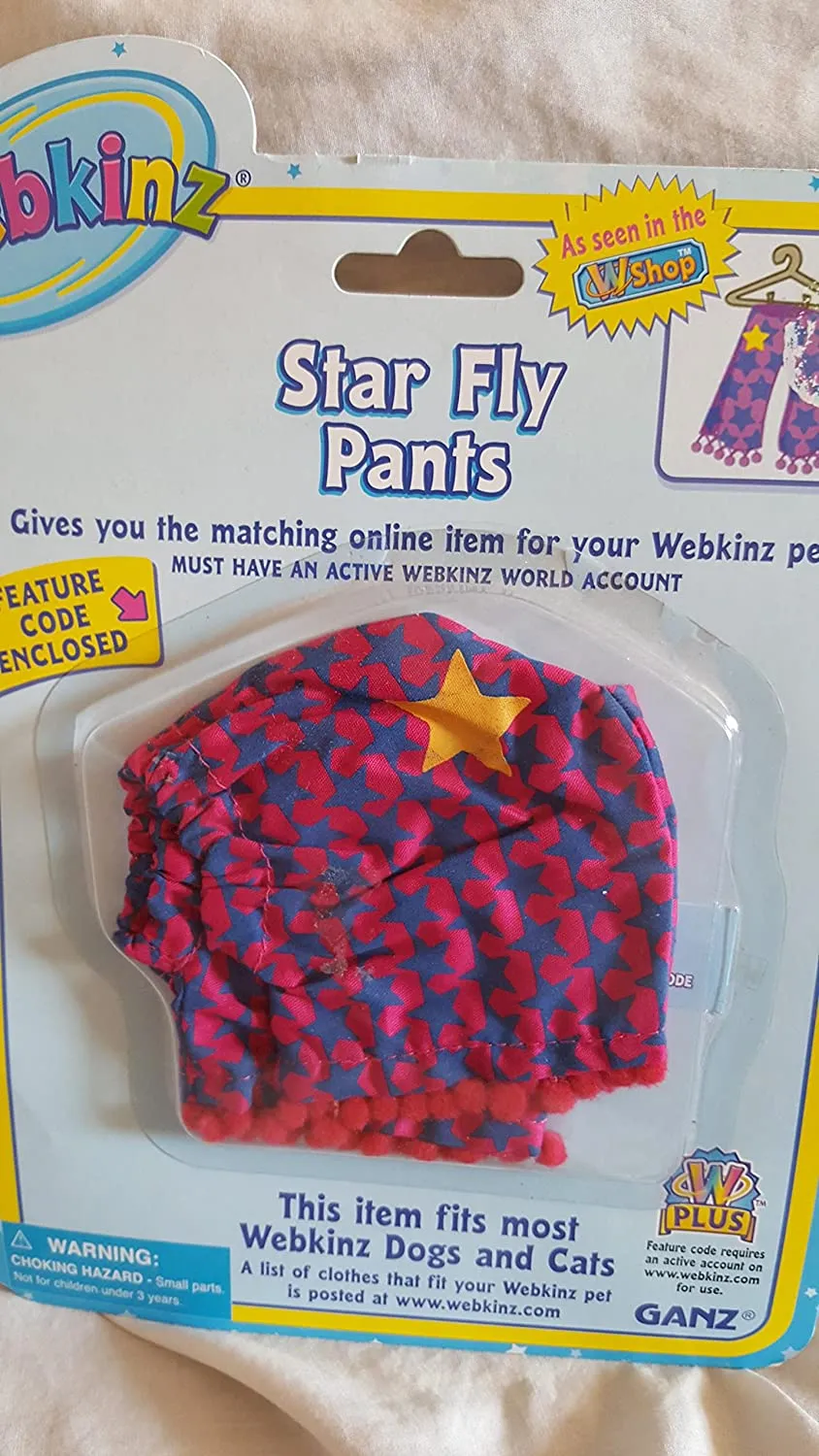 Webkinz Clothing Star Fly Pants