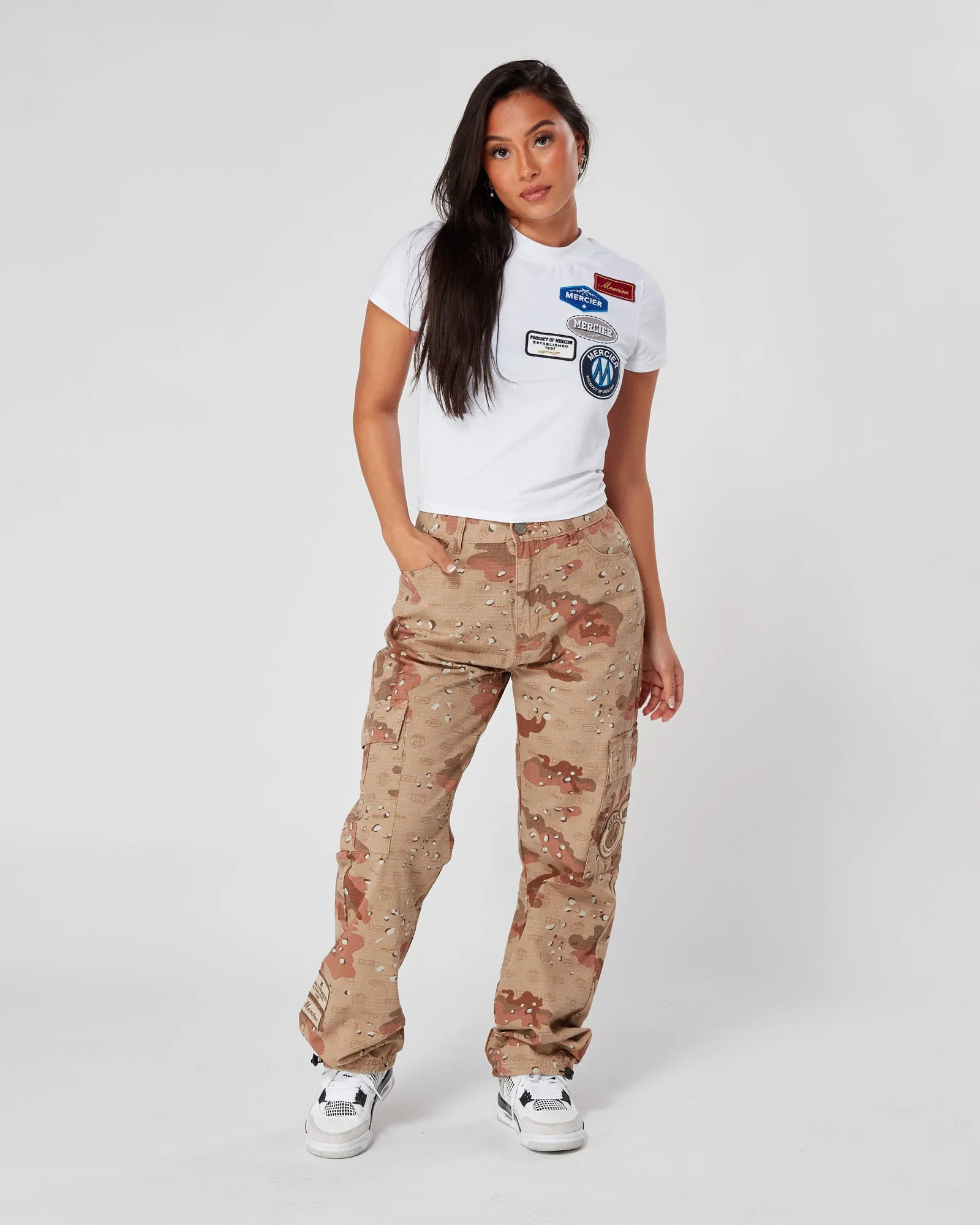 Womens Mercier Camo Cargo Pants