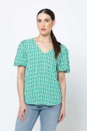 WORTHY TOP GEO GREEN